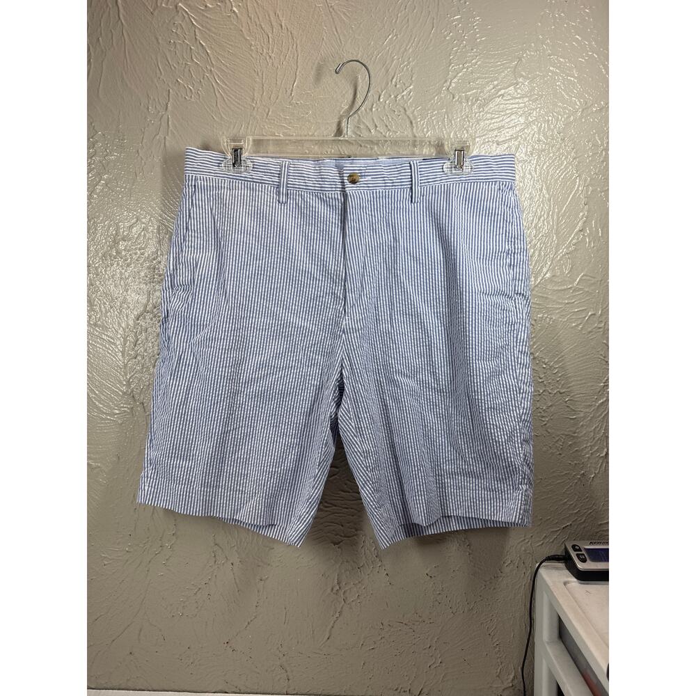Polo Ralph Lauren Shorts Mens Chino Seersucker Golf Striped Prospect Size‎ 35